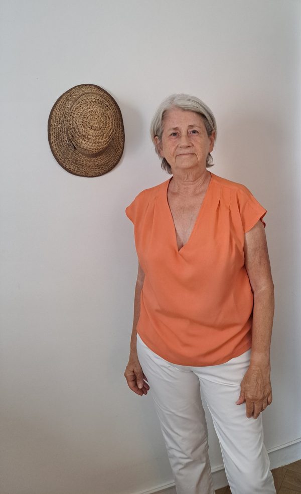 Top femme couleur corail. Souplesse et simplicité de la viscose de bambou