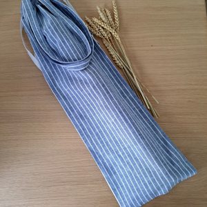 Sac à pain artisanal, traditionnel en coton pour baguette, Modèle Au Fil du Pain