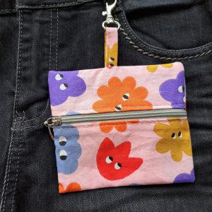 Fange cable Fleuri avec mousqueton