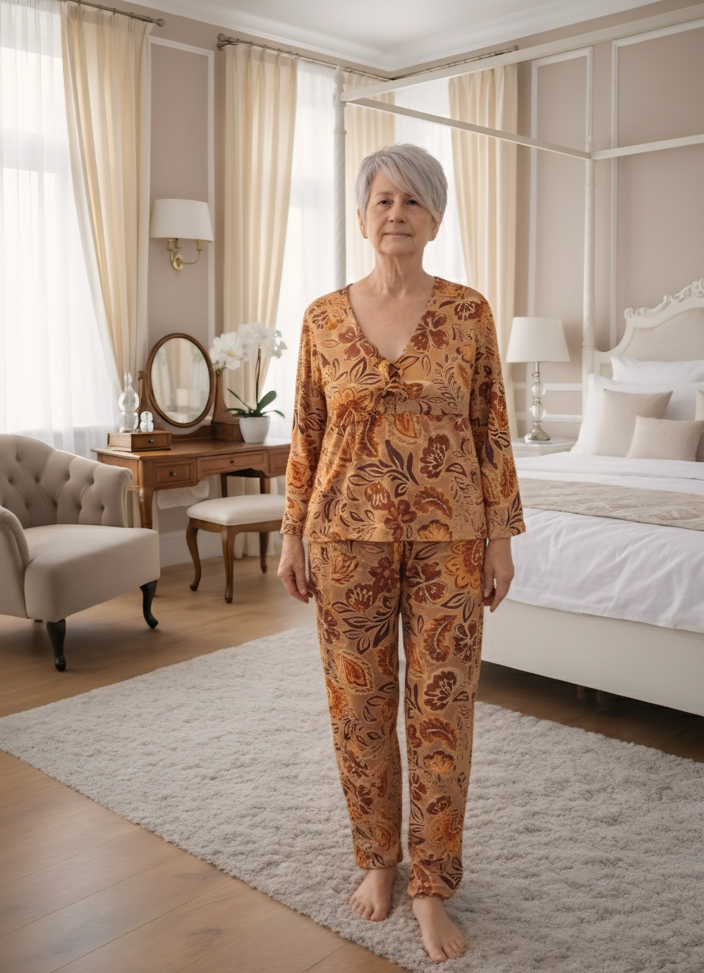 Ambiance homewear pour le pyjama artisanal à la demande l'Unique