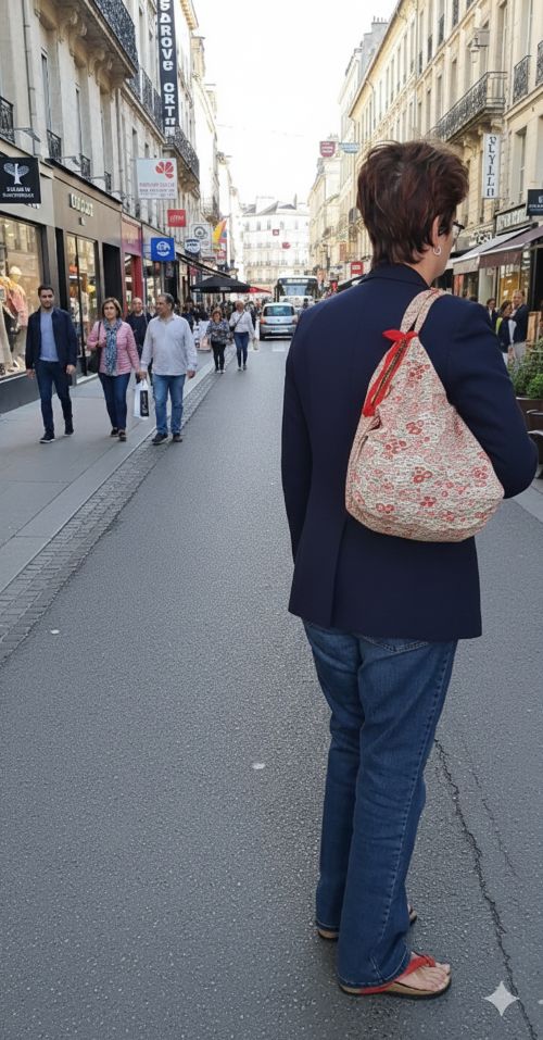 Sac Pli Vite Capucine – Cabas pliable en coton – Image 8